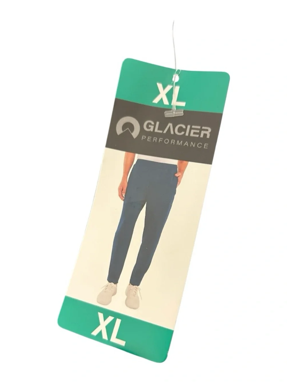 Glacier Men's Real Navy Zipper Pocket Jogger Pants Size XL